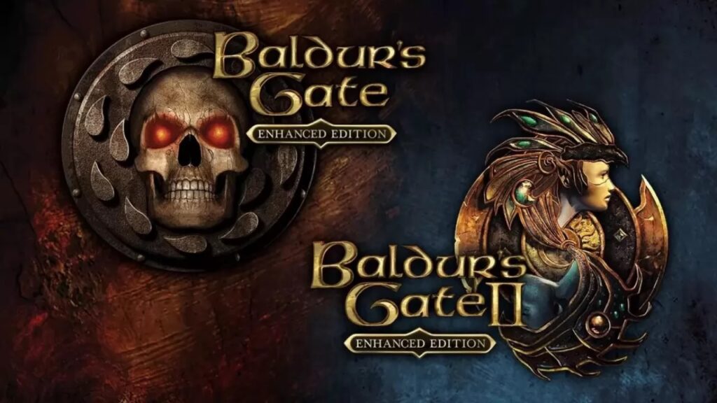 Il logo di Baldur's Gate 1 e 2