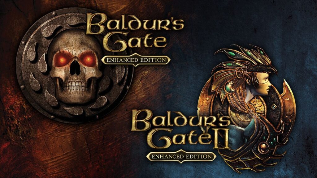 Il logo di Baldur's Gate 1 e 2