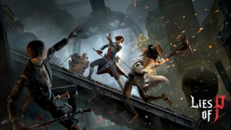 Il protagonista di Lies of P mentre combatte dei nemici