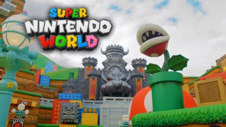 La pianta Piranha di Super Nintendo World