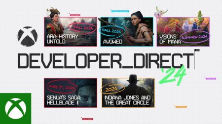 Il logo di Xbox Developer_Direct del 18 Gennaio 2024