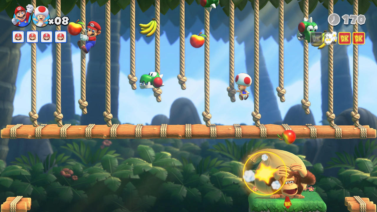 Il mondo della giungla di Mario vs. Donkey Kong