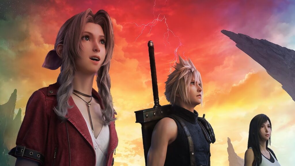 Tre personaggi di Final Fantasy 7 Rebirth