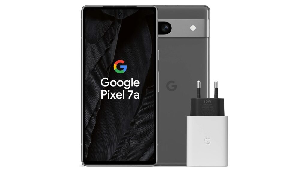 Smartphone Google Pixel 7a (8+128GB) Grigio Antracite + Caricatore 30W