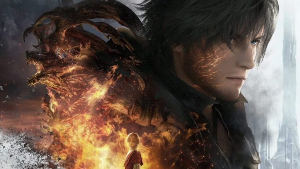 Clive di Final Fantasy 16 con al fianco Ifrit