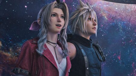 Aerith e Cloud di Final Fantasy 7 Rebirth