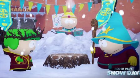 I due protagonisti di South Park: Snow Day