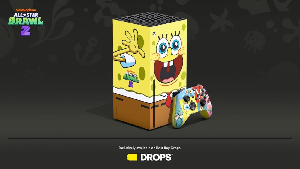 Una Xbox Series X di Spongebob