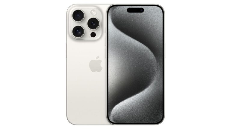 Apple iPhone 15 Pro (256GB) Titanio Bianco