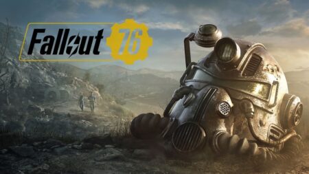 Il casco dell'Armatura Atomica di Fallout 76