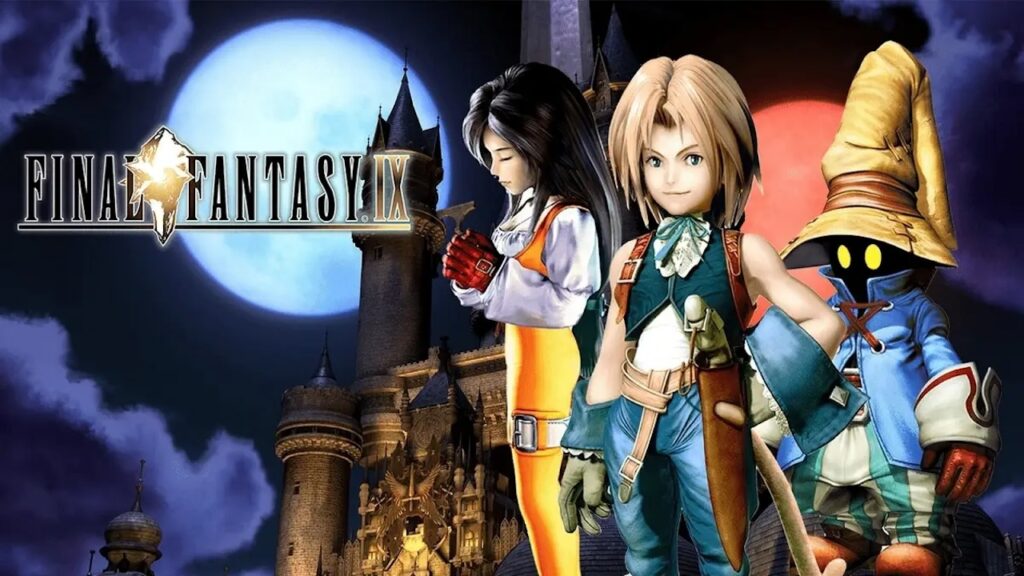 I tre personaggi principali di Final Fantasy 9