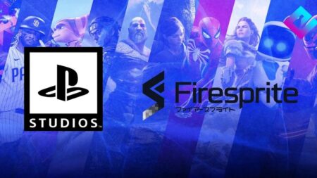 Il logo dei PlayStation Studios e di Firesprite