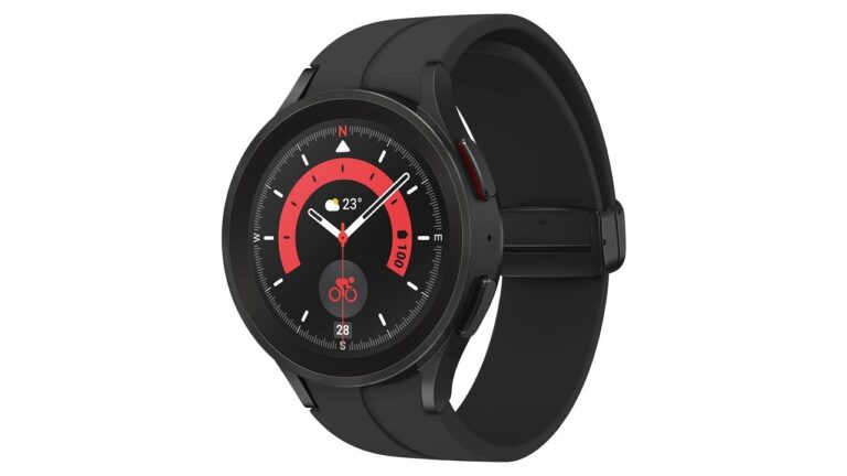Smartwatch Samsung Galaxy Watch5 Pro (Bluetooth, 45mm) Black Titanium