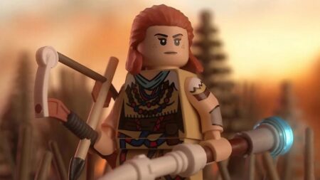 Aloy di LEGO Horizon