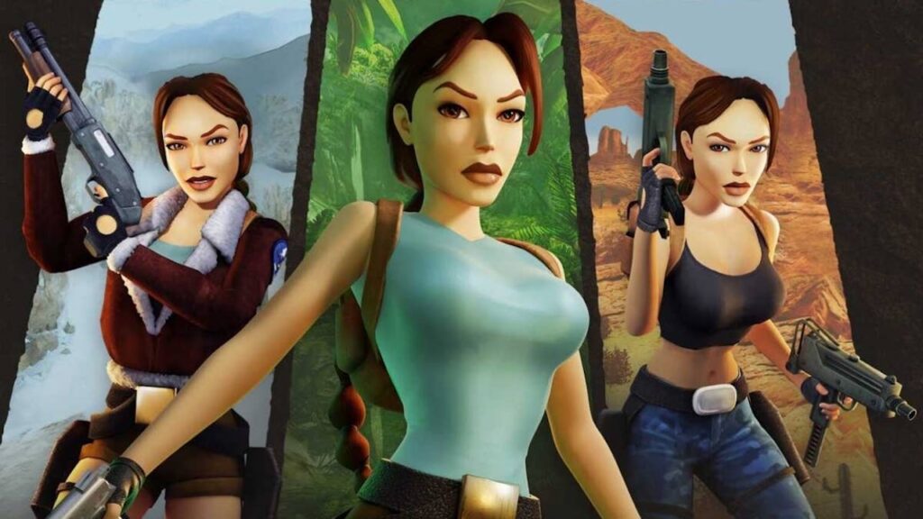 Tre Lara Croft di Tomb Raider 1-3 Remastered