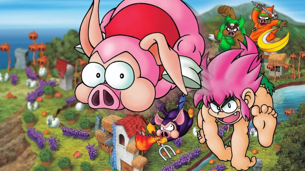 I due personaggi principali di Tombi! Special Edition