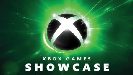 Il logo di Xbox Games Showcase 2024 con lo sfondo verde
