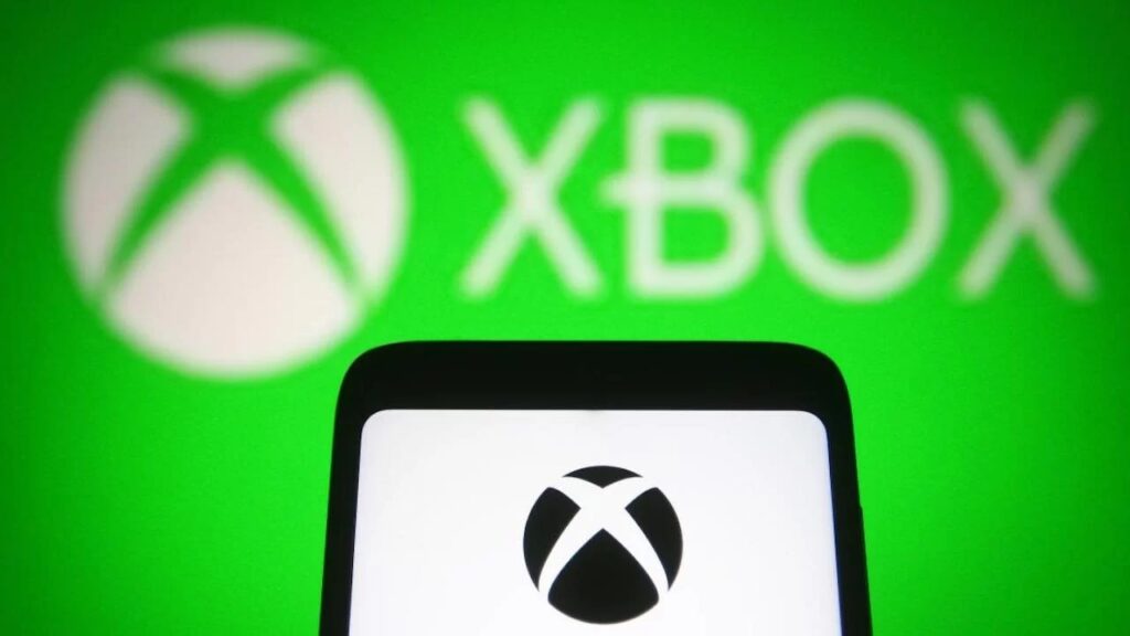Il logo di Xbox su uno smartphone