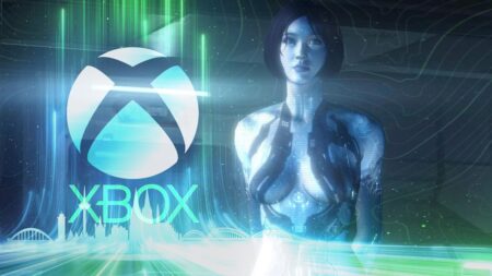 Cortana con il logo di Xbox