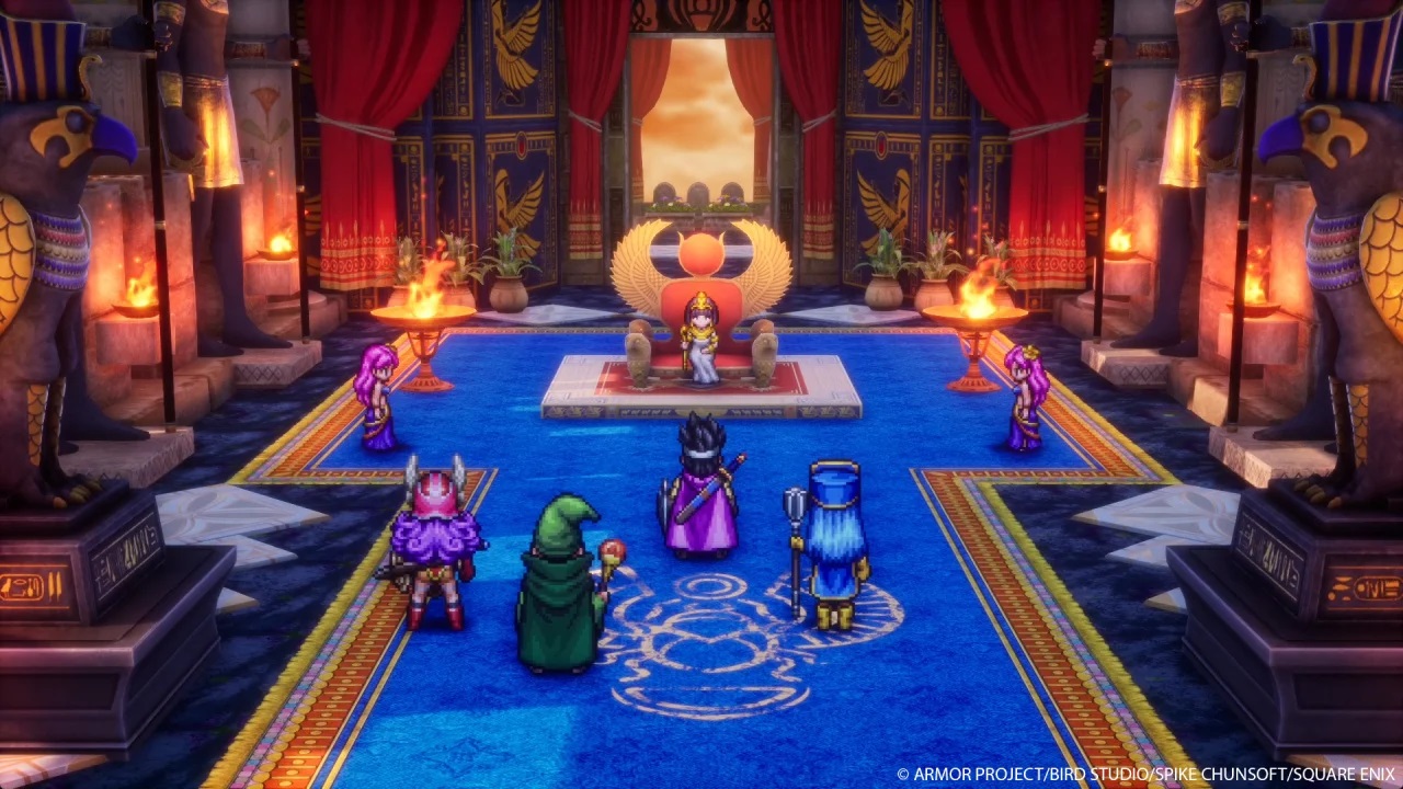 Dragon Quest 3 HD-2D: una ambientazione del gioco