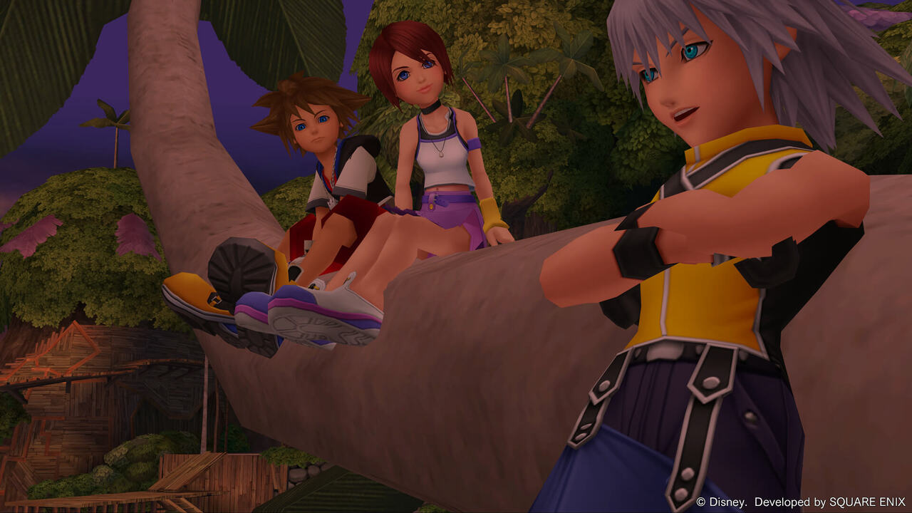 Il trio di Kingdom Hearts nel primo capitolo