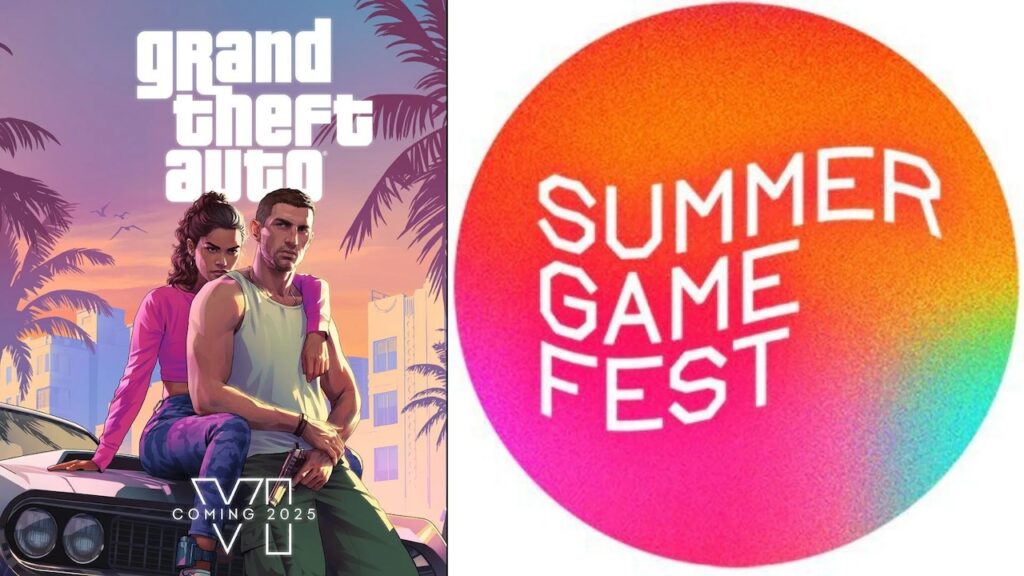Jason e Lucia di GTA 6 con al fianco il logo della Summer Game Fest 2024