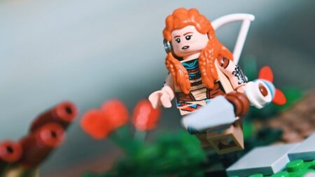 Aloy di LEGO Horizon Adventures