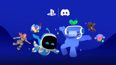 Astro Bot ed un personaggio Discord per PS5