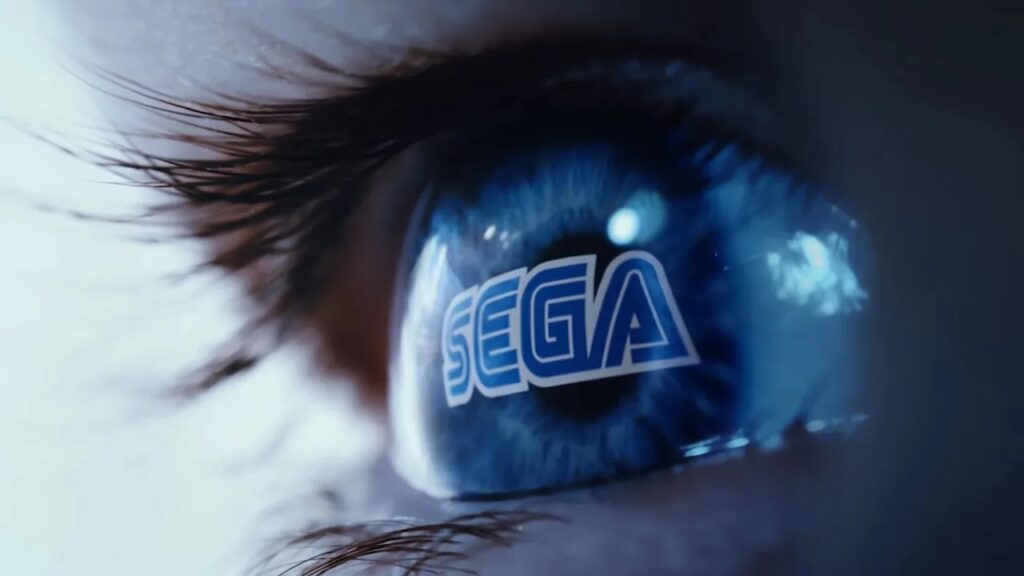 Il logo di SEGA in un occhio