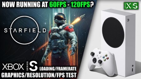 Starfield con al fianco una Xbox Series S con i 60 ed 120 FPS