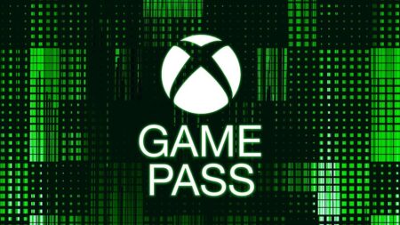 Il logo di Xbox Game Pass su uno sfondo verde