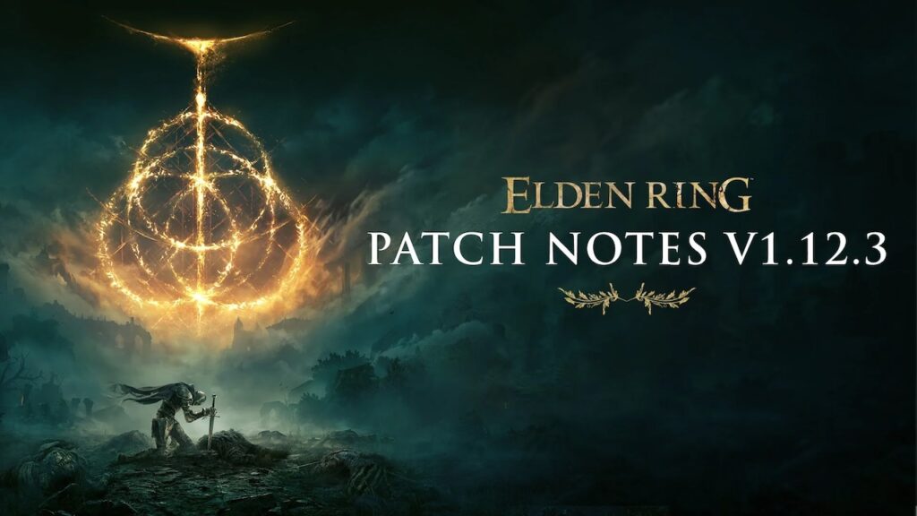 Il logo di Elden Ring della patch 1.12.3