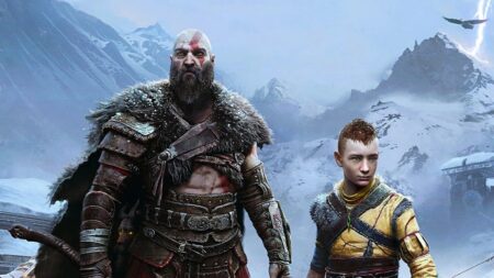 Kratos ed Atreus di God of War Ragnarok