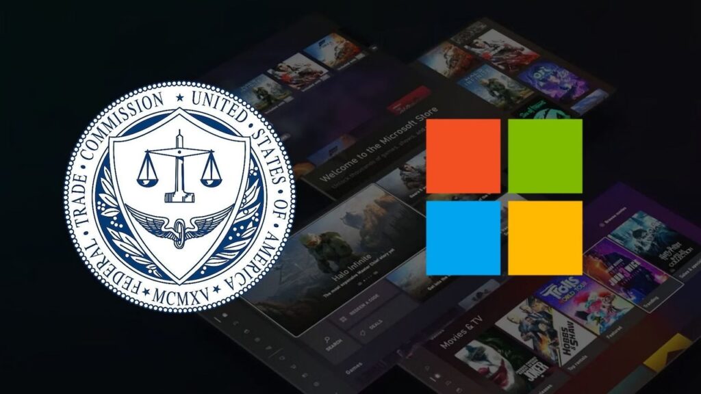 I loghi dell'FTC e di Microsoft