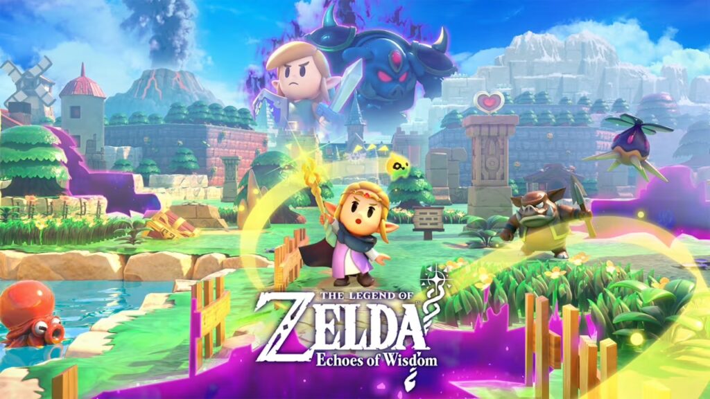 Link e Zelda di The Legend of Zelda: Echoes of Wisdom