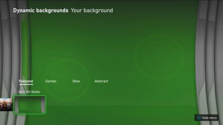 Lo sfondo dinamico di Xbox 360 per Xbox Series X|S