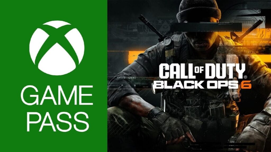 Il logo di Xbox Game Pass con al fianco il soldato di Call of Duty: Black Ops 6