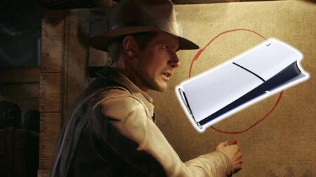 Indiana Jones e l'Antico cerchio con una PS5