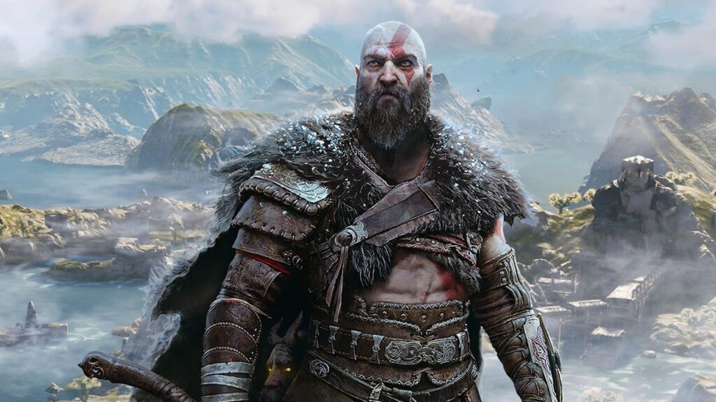 Kratos di God of War Ragnarok