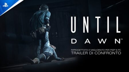 Il logo di Until Dawn per PS5 e PC per il trailer di confronto