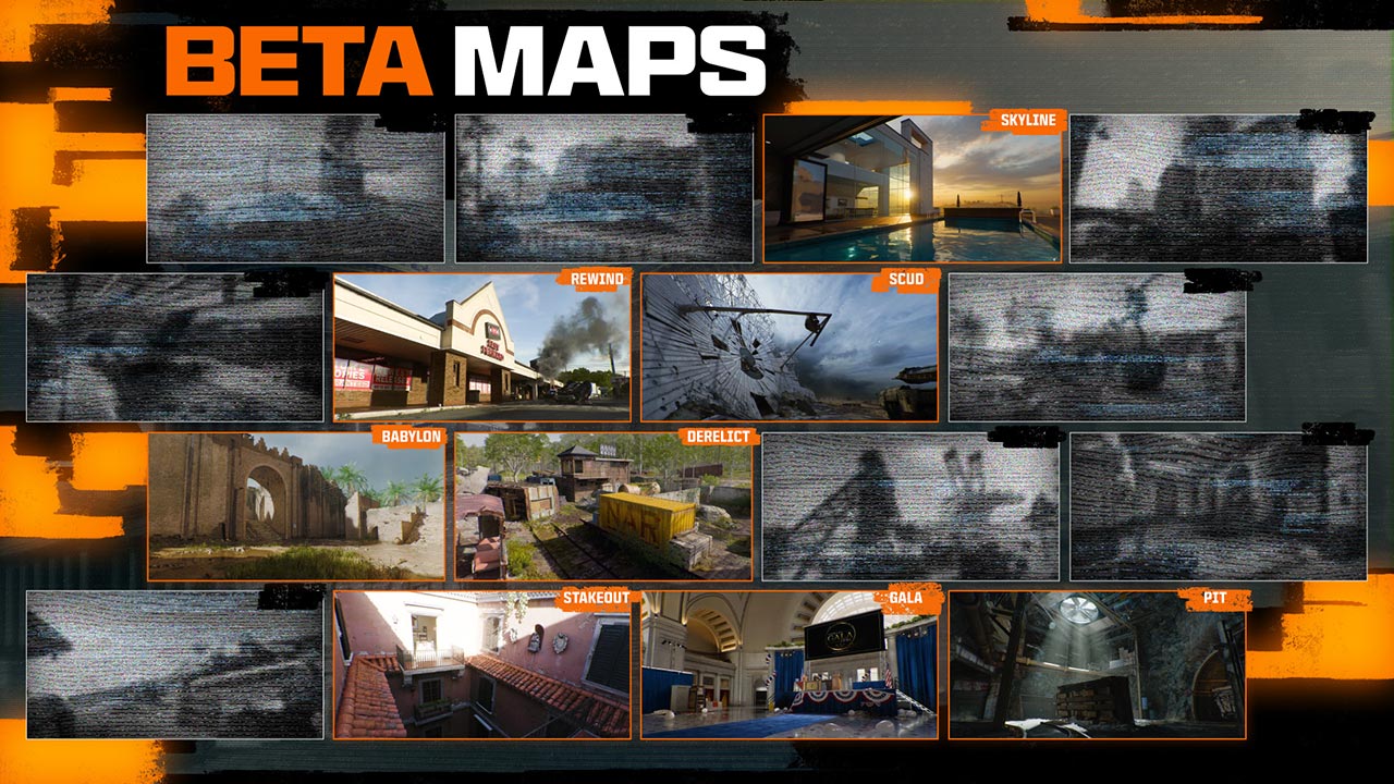 Le mappe presenti nella beta di COD: BO6