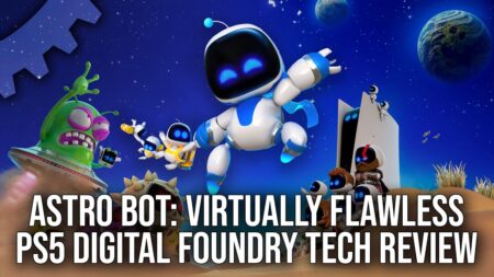 Il logo di Astro Bot con Digital Foundry