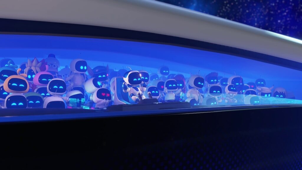 I robottini di Astro Bot in una PS5