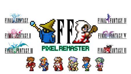 I loghi delal Final Fantasy Pixel Remastered