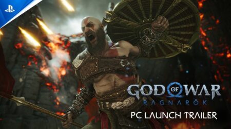 Kratos di God of War Ragnarok