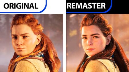 Aloy di Horizon Zero Dawn Remastered