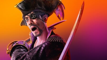 Il protagonista di Like a Dragon: Pirate Yakuza in Hawaii