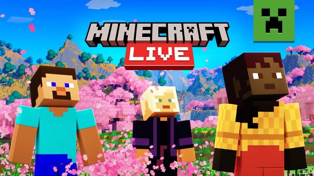 Il logo di Minecraft Live