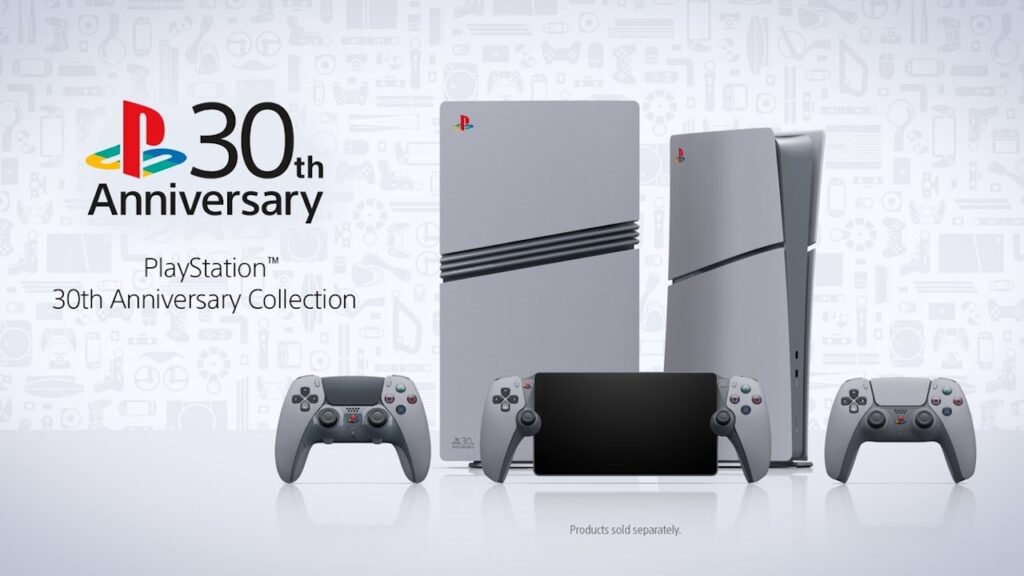 PS5 Pro, PS5 Slim ed altri accessori della collezione PlayStation dedicata al 30° anniversario