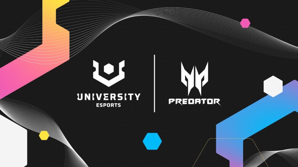 Il logo di Predator ed University eSports